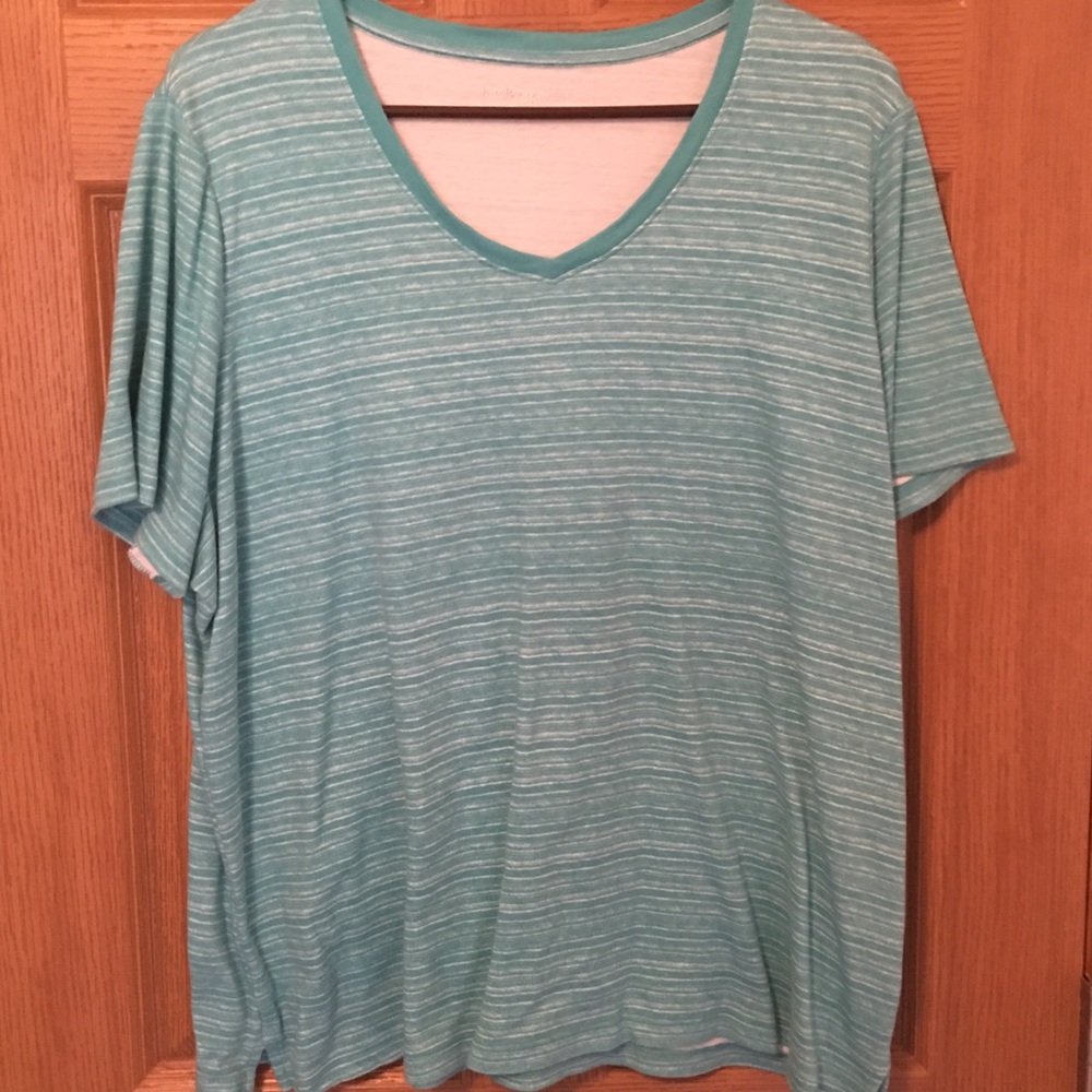 Plus-size Kim Rogers V-neck T-shirt